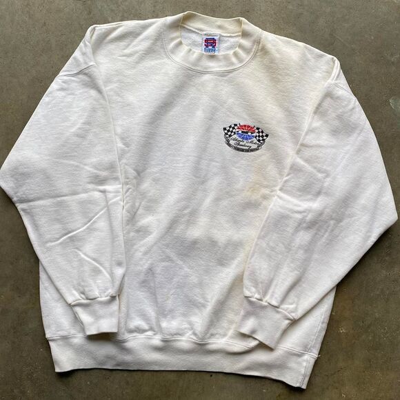 Vintage 90s  I Love Racing Atlanta Speedway Crewneck x XL - Picture 3 of 3